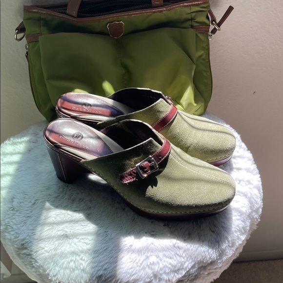 Cole Haan Olive Women's Mules - Picture 1 of 5